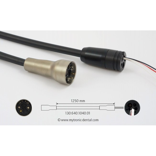 Mytronic motorslang voor NSK TIM40, 1250 mm, zwart, unit KaVo 1040/1050