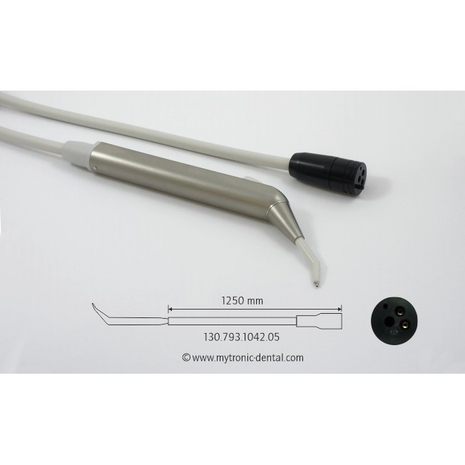 Mytronic spuitslang voor Luzzani Minilight 3F, staal, 1250 mm, grijs, unit KaVo 1040/1042