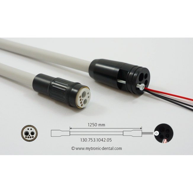 Mytronic motorslang voor Bien-Air MC3 motor, 1250 mm, grijs, unit KaVo 1042