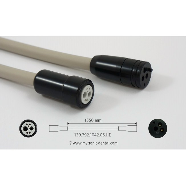 Mytronic spuitslang voor KaVo 3F-spuit 07730500, 1250 mm, harmony, unit KaVo 1042, assistentenzijde