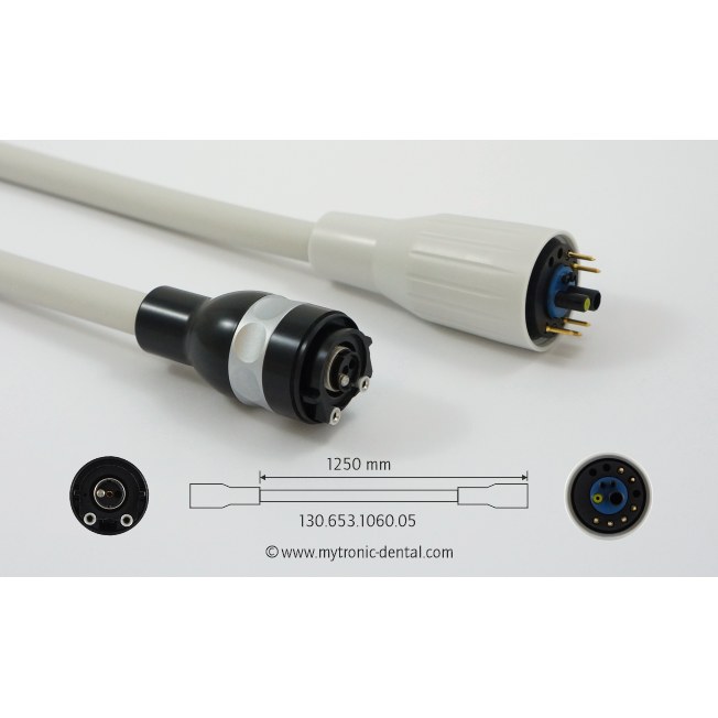 Mytronic motorslang voor Sirona SL D+ motor, 1250 mm, grijs, unit KaVo 1057/1060