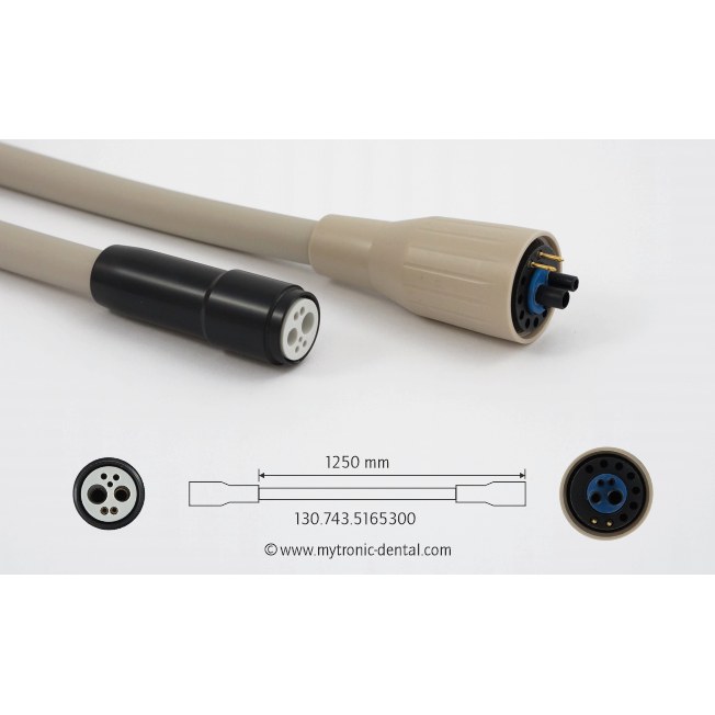 Mytronic turbineslang 4-gats met licht, 1250 mm, unit KaVo, alternatief voor KaVo 05165300