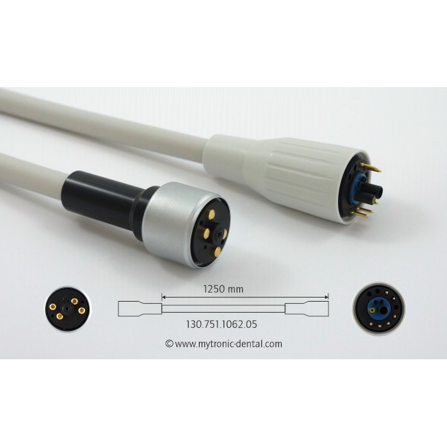 Mytronic motorslang voor Bien-Air ISO 300/MC2 motor, 1250 mm, grijs, unit KaVo 1058-1080, Br1+3+4