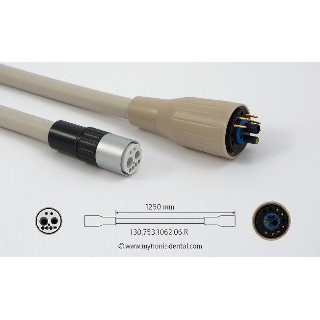 Mytronic motorslang voor Bien-Air MC3 motor, 1250 mm, harmony, unit KaVo 1058-1080, met waterregelaar