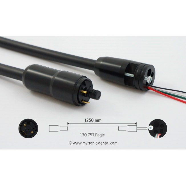 Mytronic motorslang voor KaVo K-190/K-196/K-200 motor, 1250 mm, zwart, unit KaVo Regie