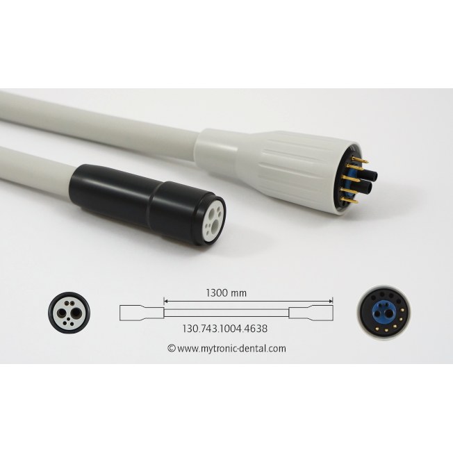 Mytronic turbineslang 4-gats met licht, 1300 mm, unit KaVo, alt. KaVo 10044638, 10068726