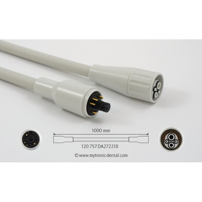 Mytronic motorslang voor KaVo K-190/K-196/K-200 motor, 1000 mm, grijs, unit Planmeca, zonder weerstand