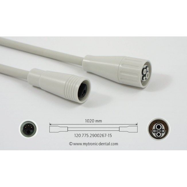 Mytronic scalerslang voor Satelec T1/Suprasson scaler, zonder waterregelaar, 1020 mm, alt. Planmeca 2900267-15
