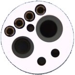 Mytronic motorslang voor NSK M40/M40 XS motor, grijs, unit Ritter D720, met licht