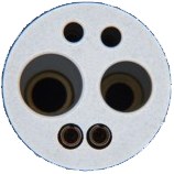 Mytronic turbineslang 4-gats met licht, 1520 mm, grijs, unit Ritter D720