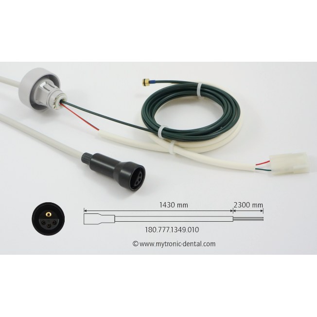 Mytronic scalerslang voor Satelec T2 scaler, met waterregelaar, 1349 mm, unit Ritter DIALOG, alt. Ritter 1349