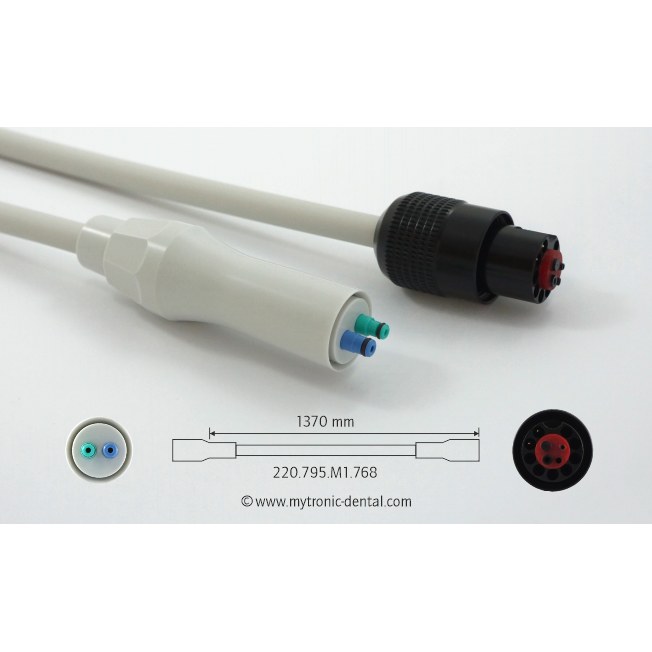 Mytronic MC 3FP-S spuitslang zonder spuit, 1370 mm, grijs, unit Sirona A/C/E/M/S-serie, voor Sprayvit-L