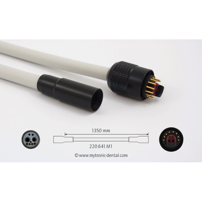 Mytronic motorslang voor NSK M40/M40 XS motor, 1350 mm, grijs, unit Sirona A/C/E/M/S-serie