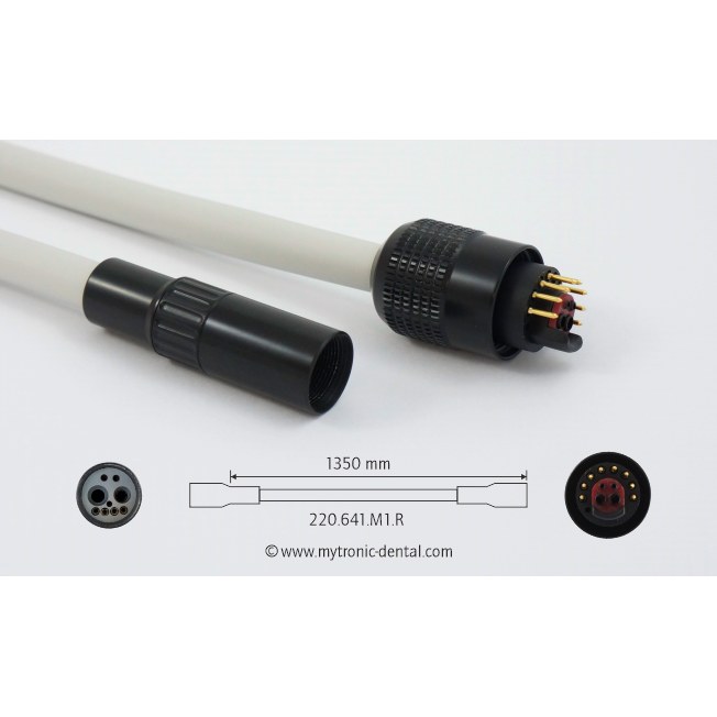 Mytronic motorslang voor NSK M40/M40 XS motor, 1350 mm, grijs, unit Sirona A/C/E/M/S-serie, met waterregelaar