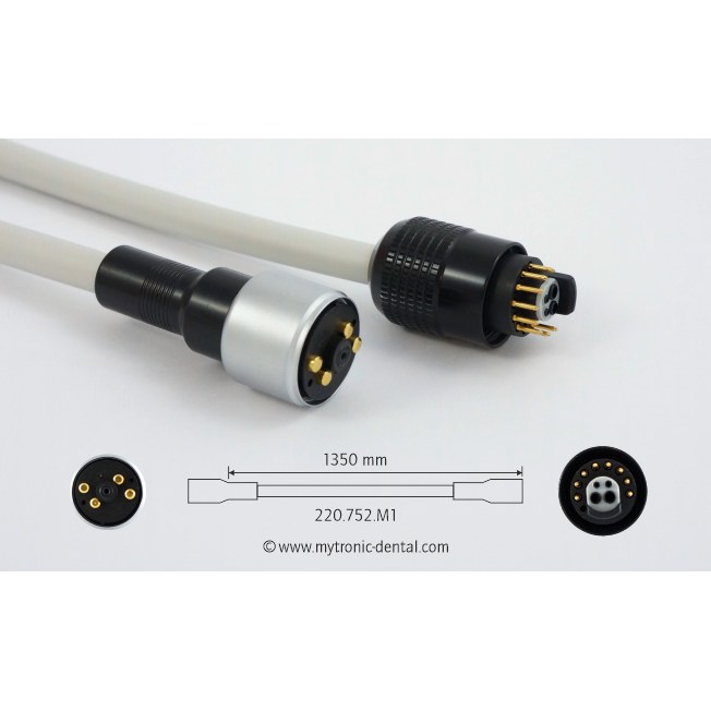 Mytronic motorslang voor Bien-Air ISO 300/MC2 motor, 1350 mm, unit Sirona A/C/E/M/S-serie, met waterregelaar