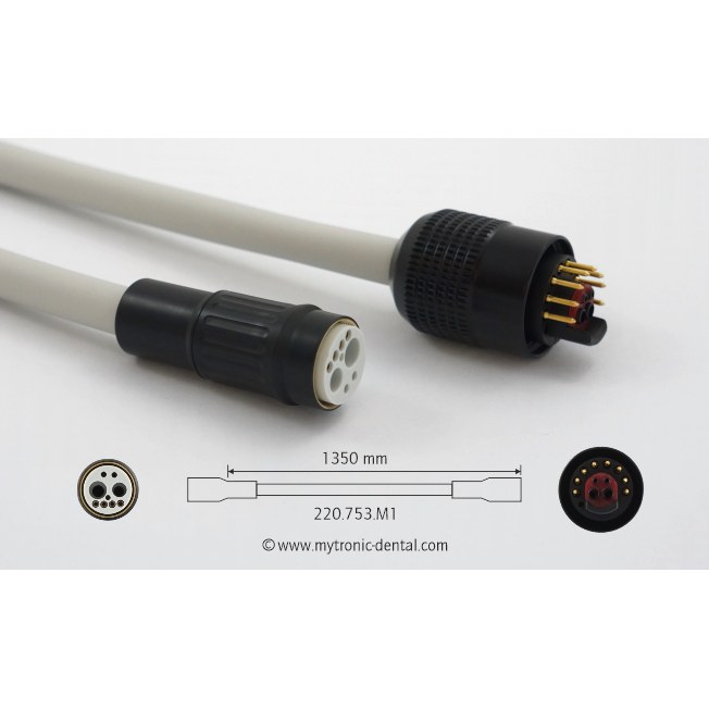 [220.753.M1] Mytronic motorslang voor Bien-Air MC3 motor, 1350 mm, grijs, unit Sirona A/C/E/M/S-serie