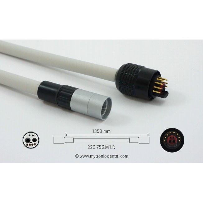 Mytronic motor-/turbineslang voor Bien-Air MC3 motor/turbine, 1350 mm, unit Sirona M1, met waterregelaar