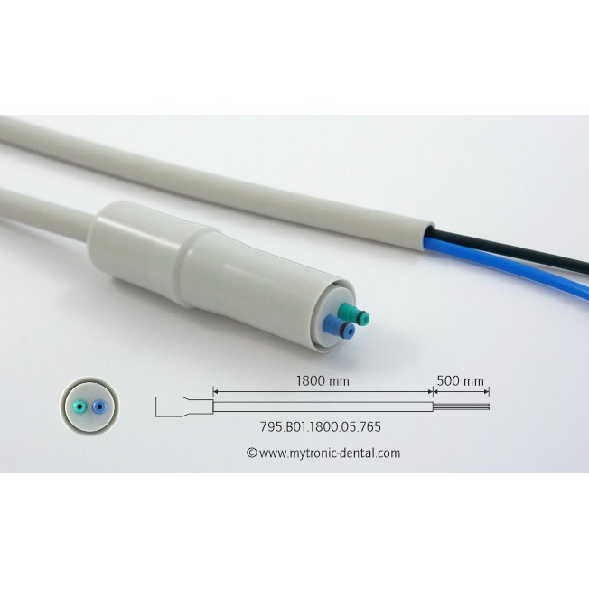 Mytronic MC 3FP-S spuitslang zonder spuit, 1800 mm, grijs, open einden, voor Sprayvit 4000