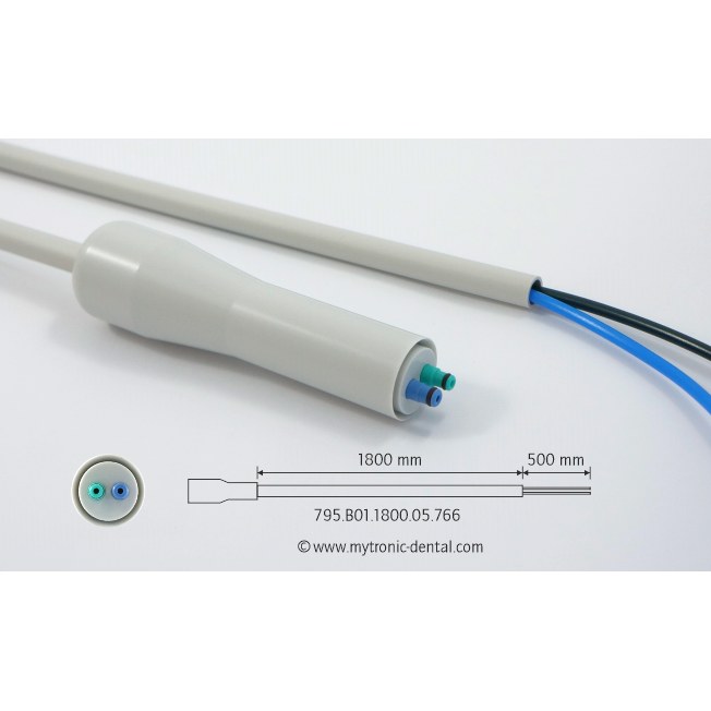 Mytronic MC 3FP-S spuitslang zonder spuit, 1800 mm, grijs, open einden, voor Faro 3W-903 of Faro 6W-906
