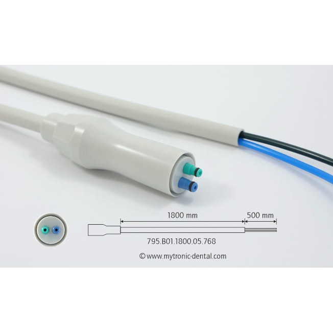Mytronic MC 3FP-S spuitslang zonder spuit, 1800 mm, grijs, open einden, voor Sprayvit L