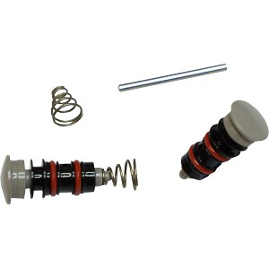 Mytronic onderdelenset MC 3FP/3FP-S spuitkop recht, bestaande uit twee drukknoppen grijs incl. veren en dwarspen voor spuitkop