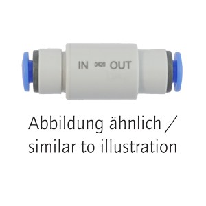 [8101.699.10.S4.S4] Mytronic drukregelaar met steekkoppeling, 13,75 x 39,00 mm, 1,0bar ±0,2bar