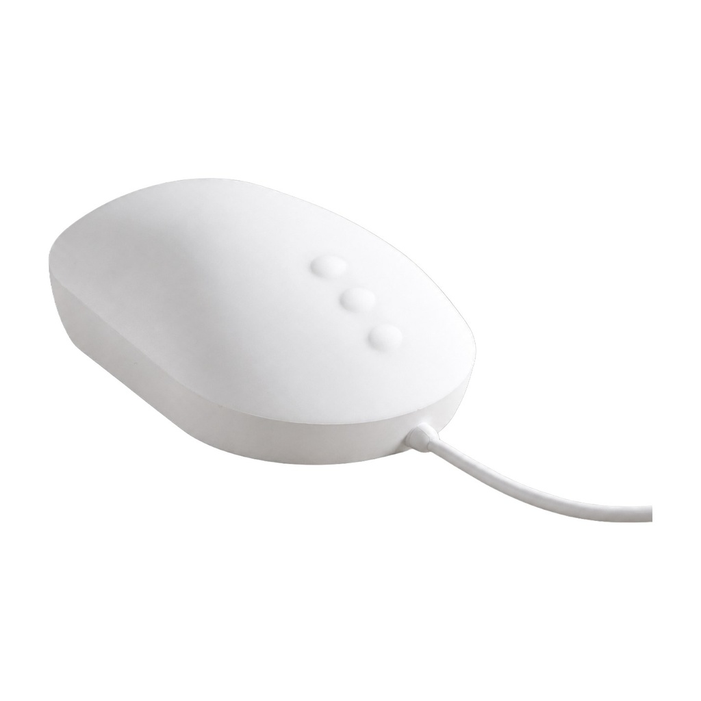 Purekeys Medische Muis, 3 scrollknoppen, wit