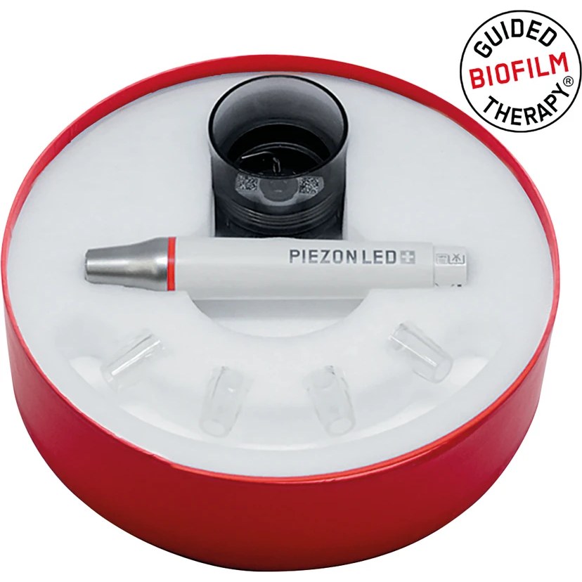 EMS PIEZON LED handstukset FS-455, met instrument PS en 4 lichtgeleiders