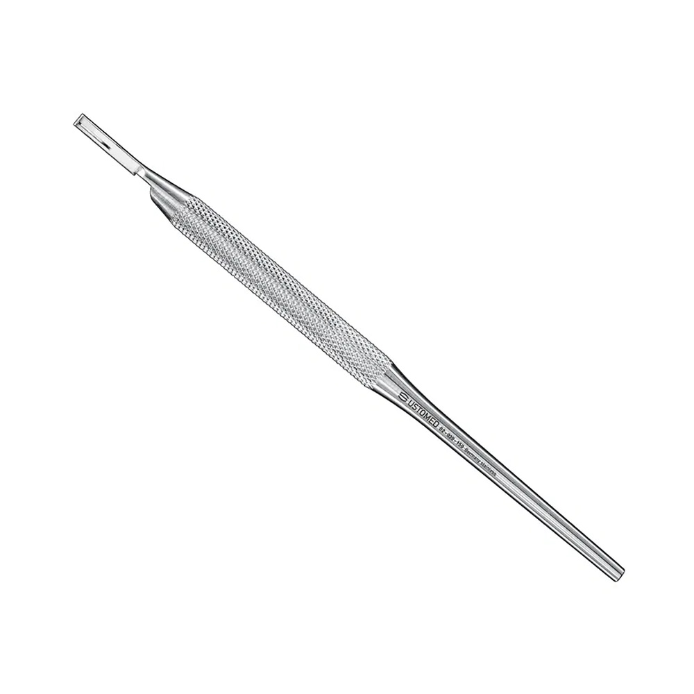 Ustomed – Scalpelhandvat 15 cm, rond, glad 