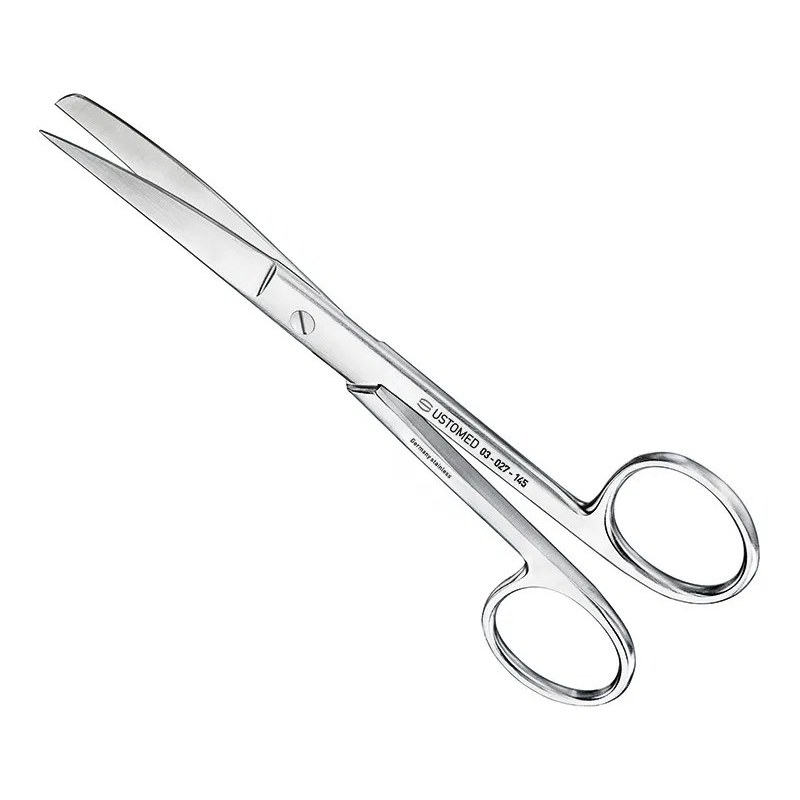 [03-027-145] Ustomed - Chirurgische schaar 14,5 cm gebogen (scherp/stomp)