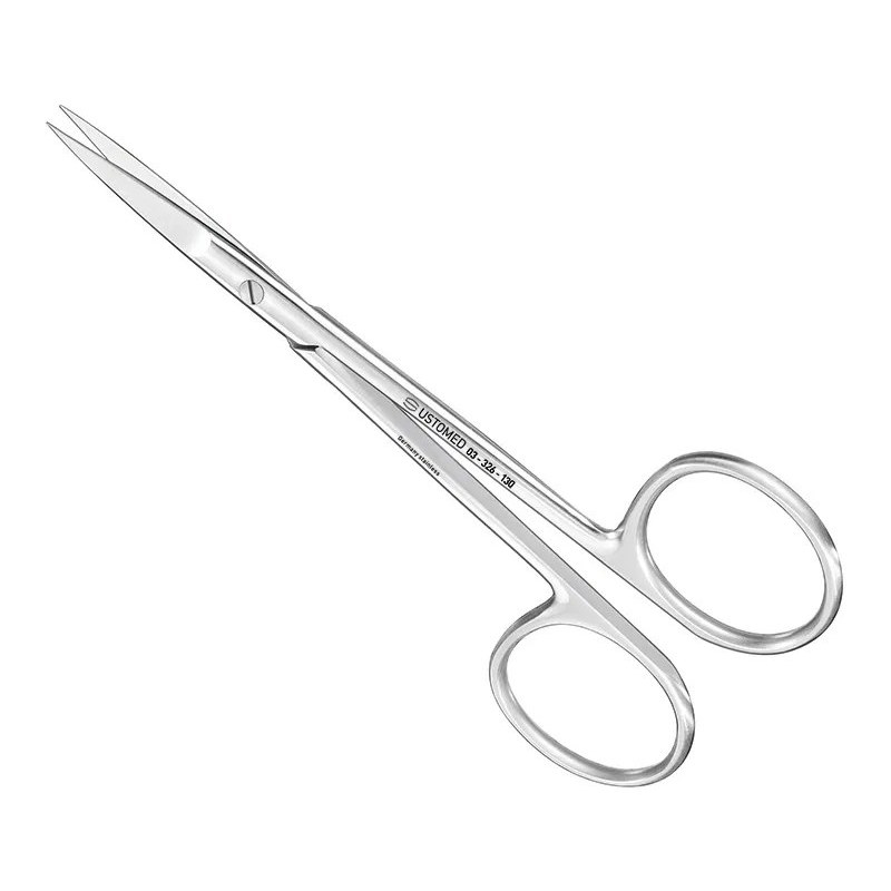 [03-326-130] Ustomed - IRIS hecht- en tandvleesschaar 13 cm recht, extra grote ring