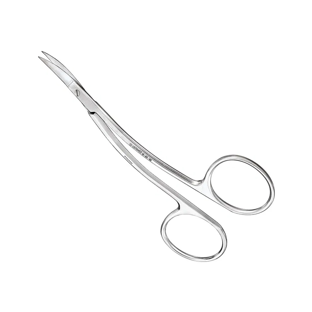 [03-401-105] Ustomed - LA GRANGE hechtings-/tandvleesschaar, 10,5 cm, gebogen, standaard uitvoering