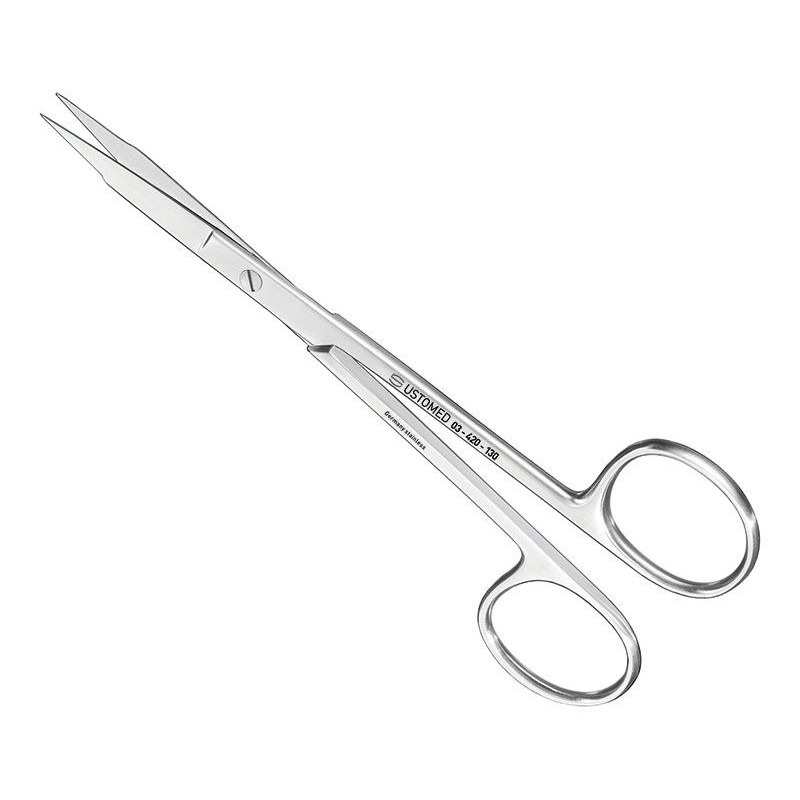Ustomed - FOX hechtings-/tandvleesschaar, 13 cm, recht, standaard uitvoering