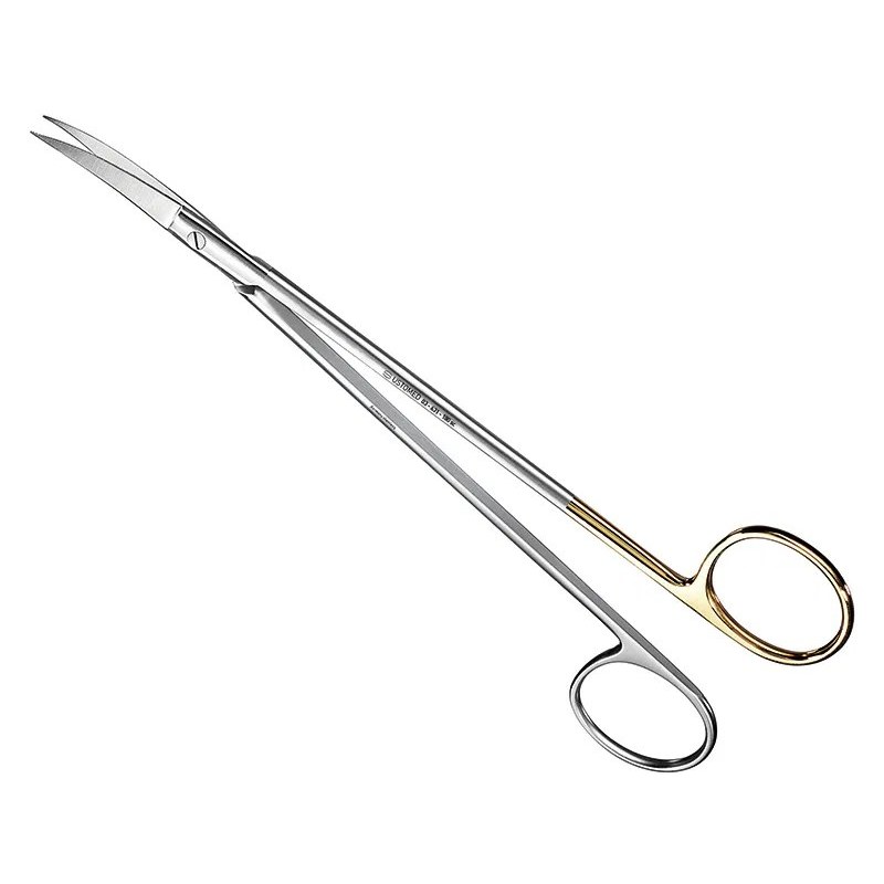 Ustomed - KELLY hechtings-/tandvleesschaar, 18 cm, gebogen, Super-Cut