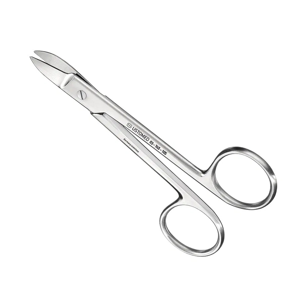 Ustomed - BEEBEE draadkniptang 10,5 cm, gebogen, scherp