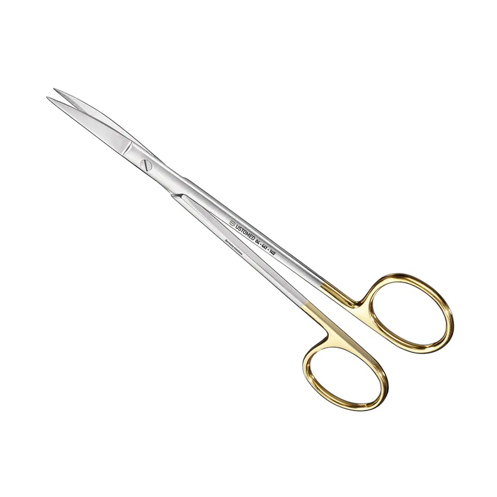 Ustomed - JOSEPH hechtings-/tandvleesschaar TC 14 cm gebogen