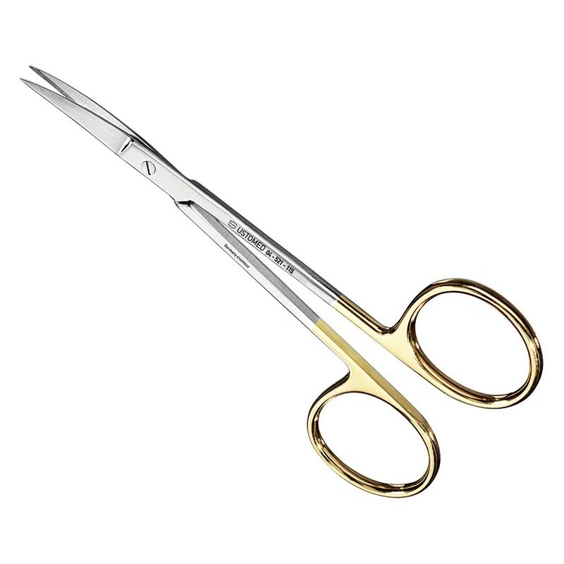 Ustomed - JOSEPH hechtings-/tandvleesschaar TC 11,5 cm gebogen