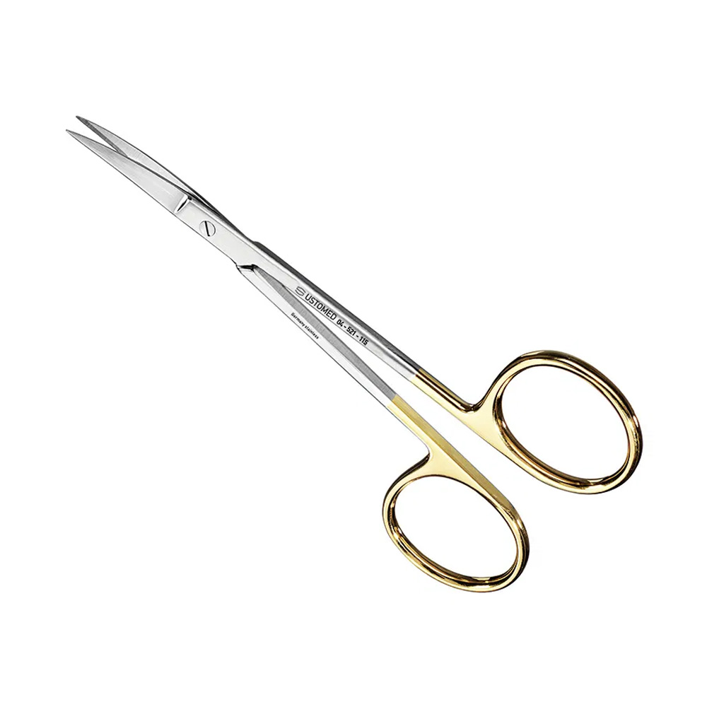 Ustomed - JOSEPH hechtings-/tandvleesschaar TC 11,5 cm gebogen