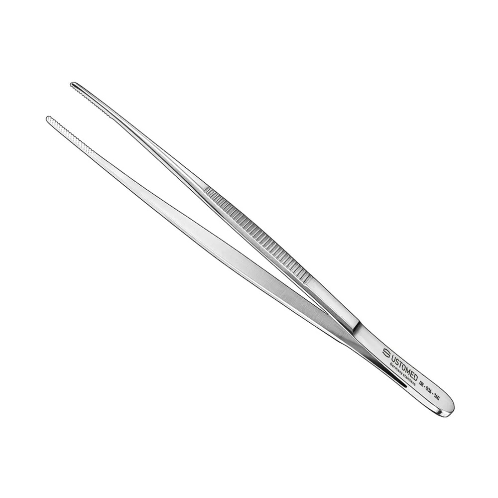[08-036-160] Ustomed - Dissectiepincet 16 cm recht (kruisvertanding)