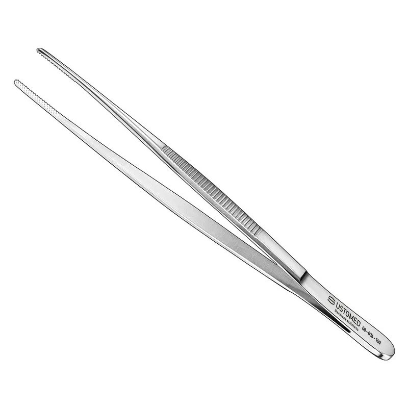 [08-036-160] Ustomed - Dissectiepincet 16 cm recht (kruisvertanding)