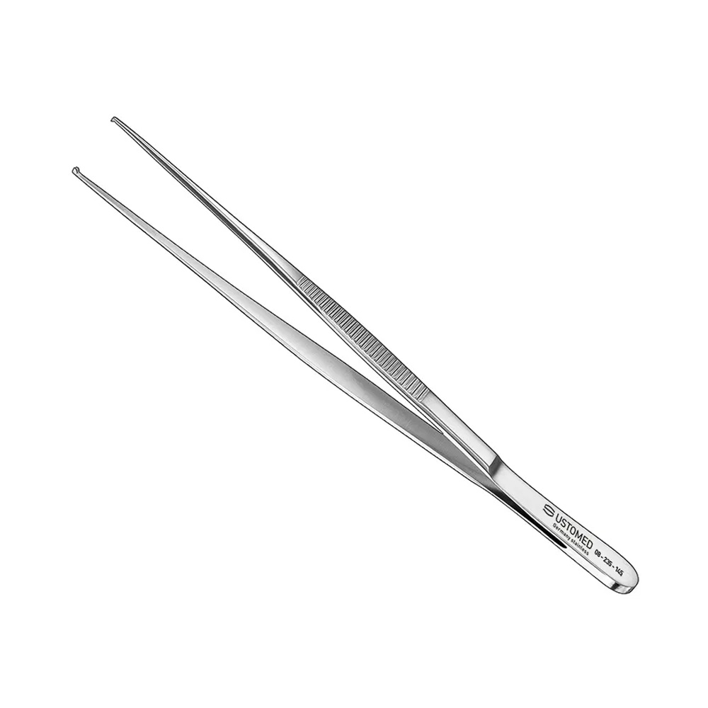 [08-235-145] Ustomed - Weefselpincet, 14,5 cm, recht, 1x2 tanden