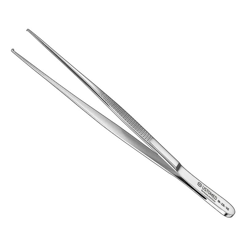 Ustomed - Weefselpincet, 14,5 cm, recht, 1x2 tanden