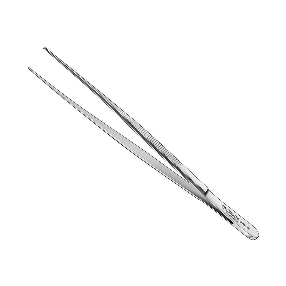 Ustomed - Weefselpincet, 18 cm, recht, 1x2 tanden
