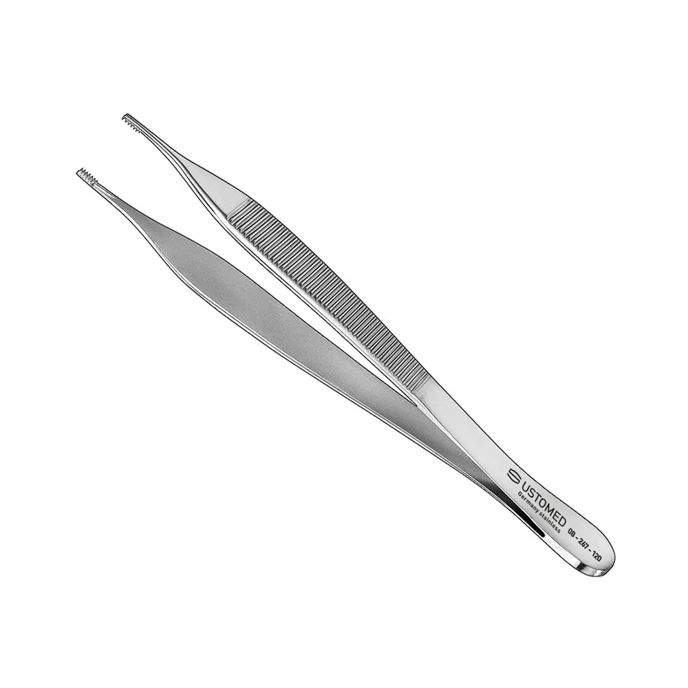 [08-267-120] Ustomed - ADSON-BROWN weefselpincet,extra fijn, 12 cm