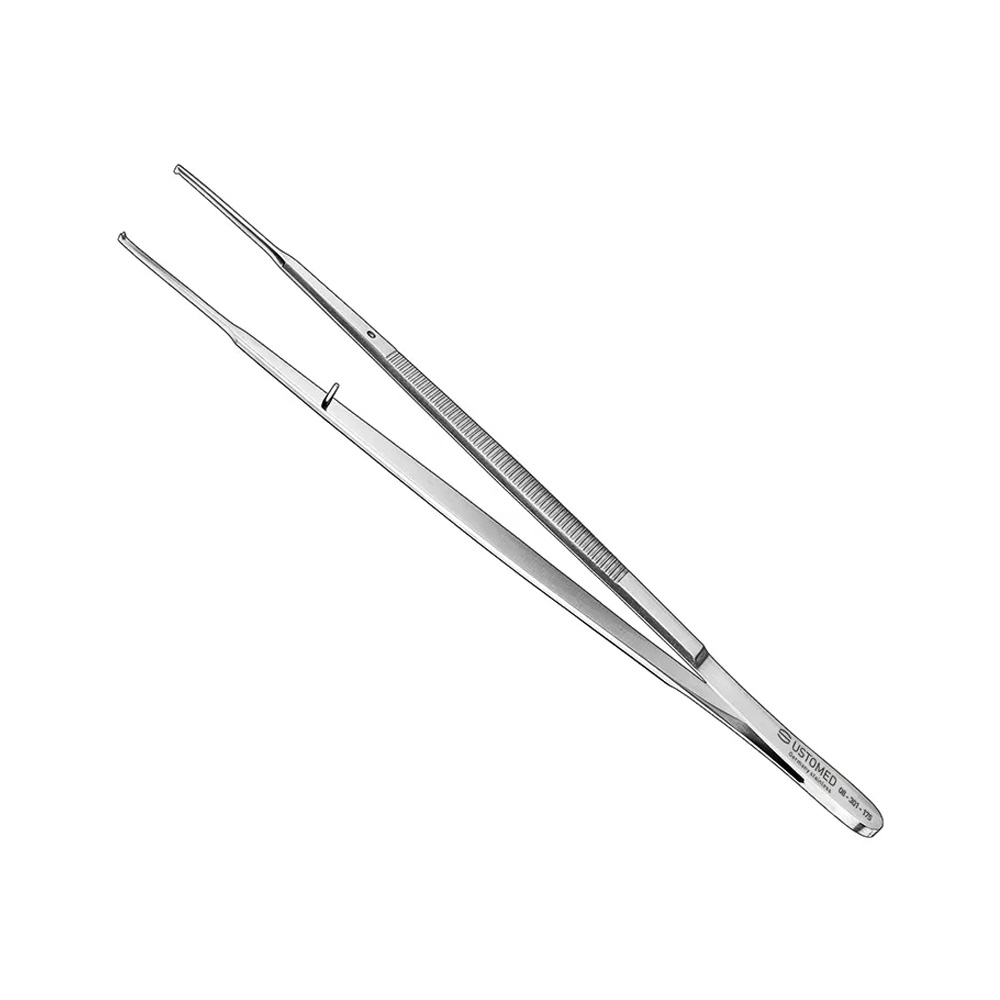 [08-301-175] Ustomed - GERALD weefselpincet, 17,5 cm, recht, 1x2 tanden