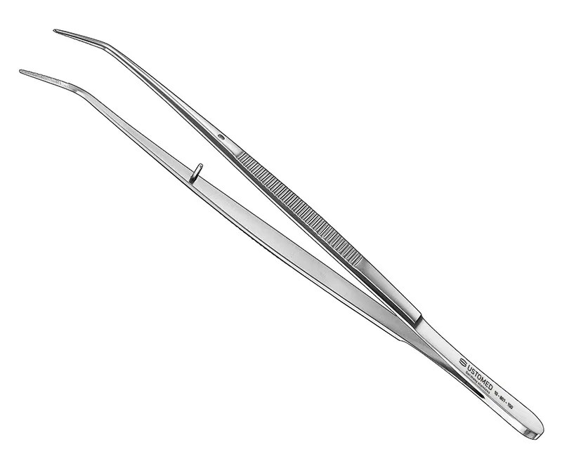 Ustomed - LONDON COLLEGE, pincet, 15 cm, getande bek