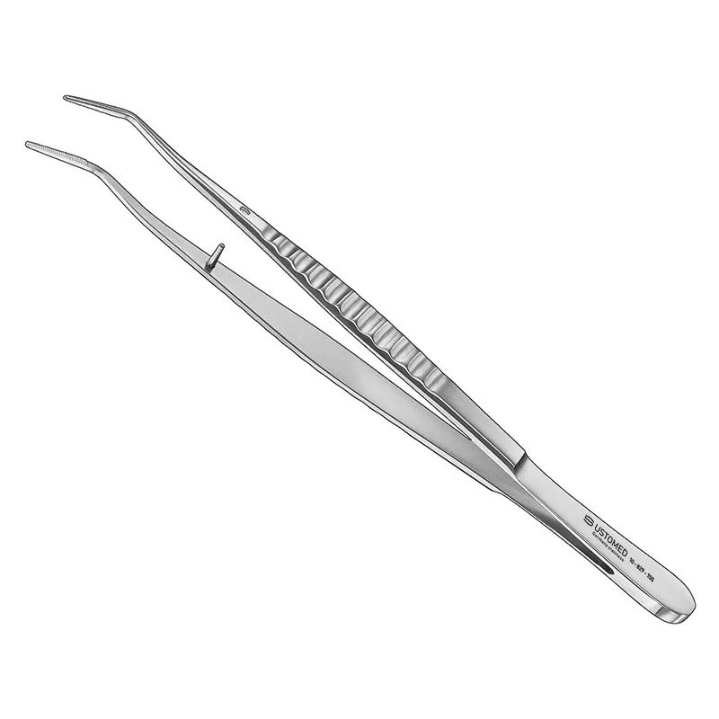 [10-829-150] Ustomed - LONDON COLLEGE, gemodificeerd pincet, 15 cm, contra-gehoekt