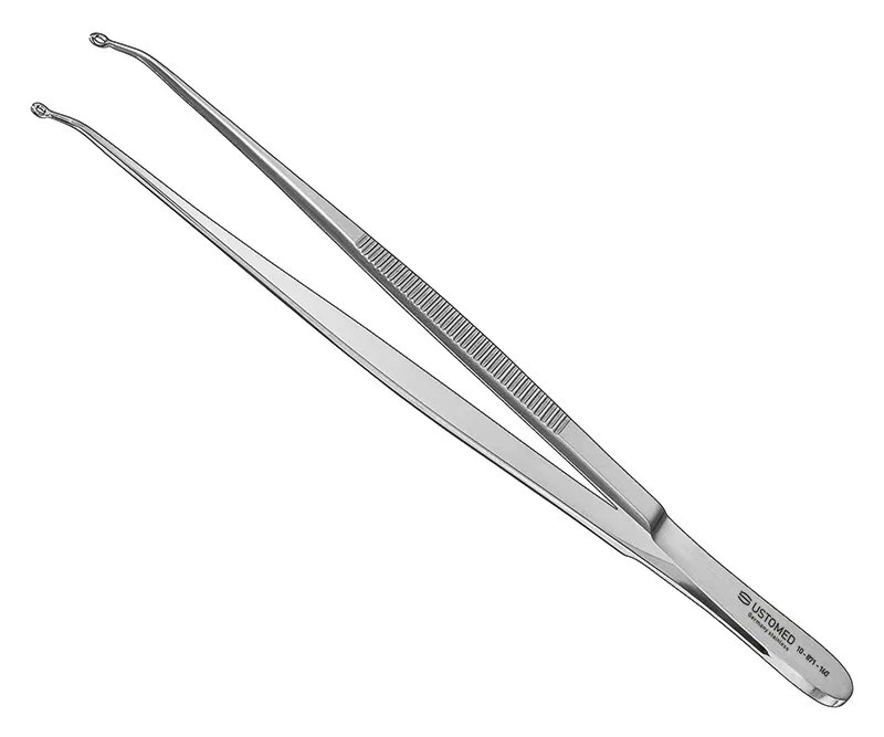 Ustomed - Speciaal pincet, 16 cm, met eye tips
