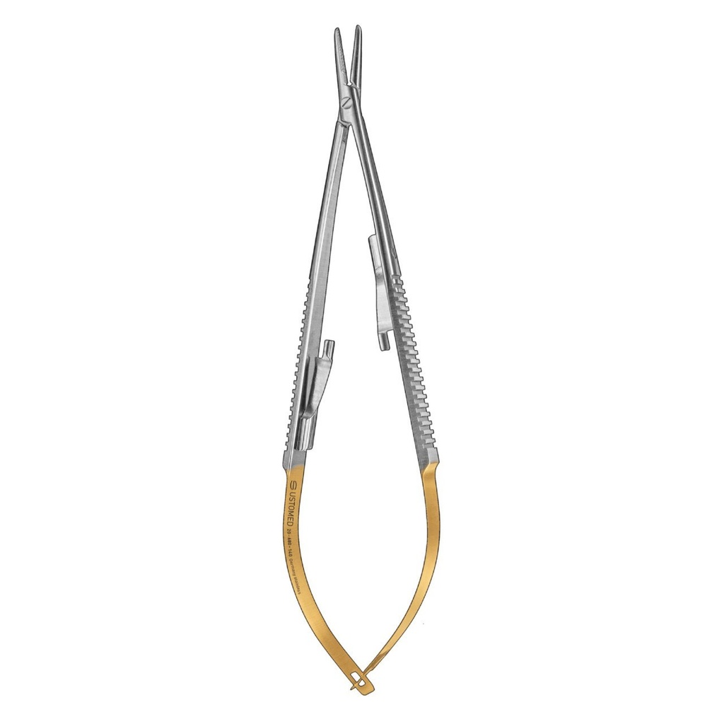 [20-680-140] Ustomed - CASTROVIEJO, needle holder, 14 cm, str., TC