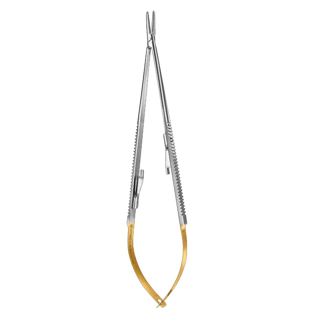 [20-680-180] Ustomed - CASTROVIEJO, needle holder, 18 cm, str., TC